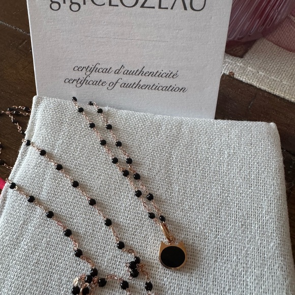 14k Rose Gold Gigi Clozeau Necklace and Cat Charm 😻 - Picture 5 of 9